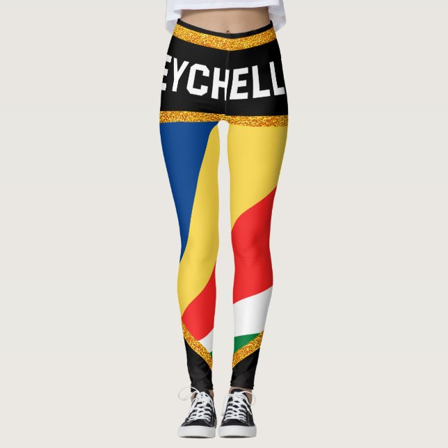 Leggings Bandera de Seychelles (Anverso)