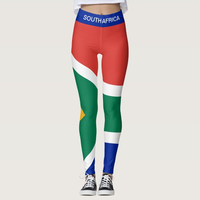 Leggings Bandera de Sudáfrica (Anverso)