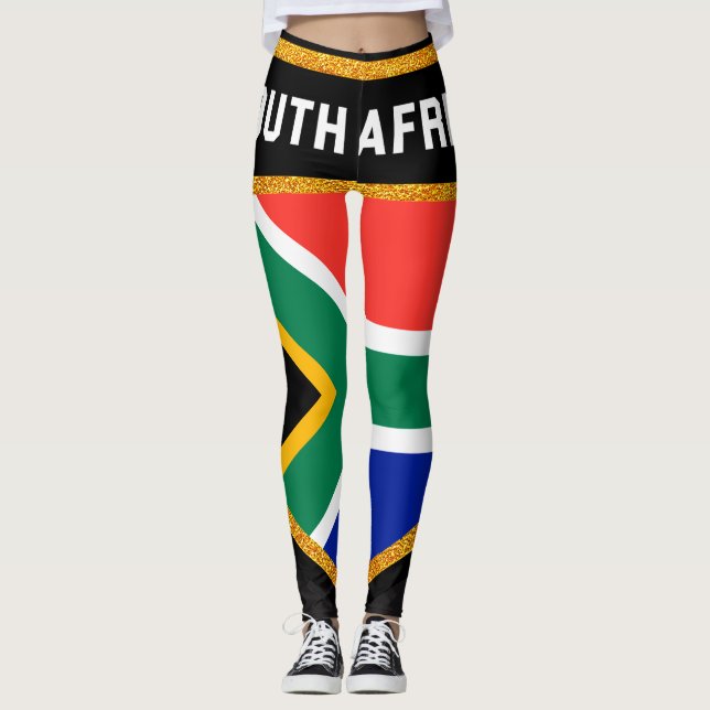 Leggings Bandera de Suráfrica (Anverso)