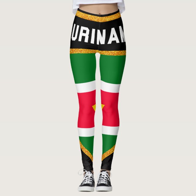Leggings Bandera de Surinam (Anverso)