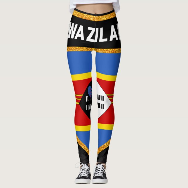 Leggings Bandera de Swazilandia (Anverso)