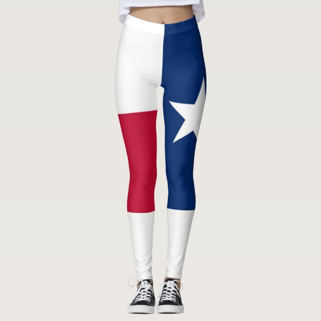 Leggings Bandera de Texas (Anverso)