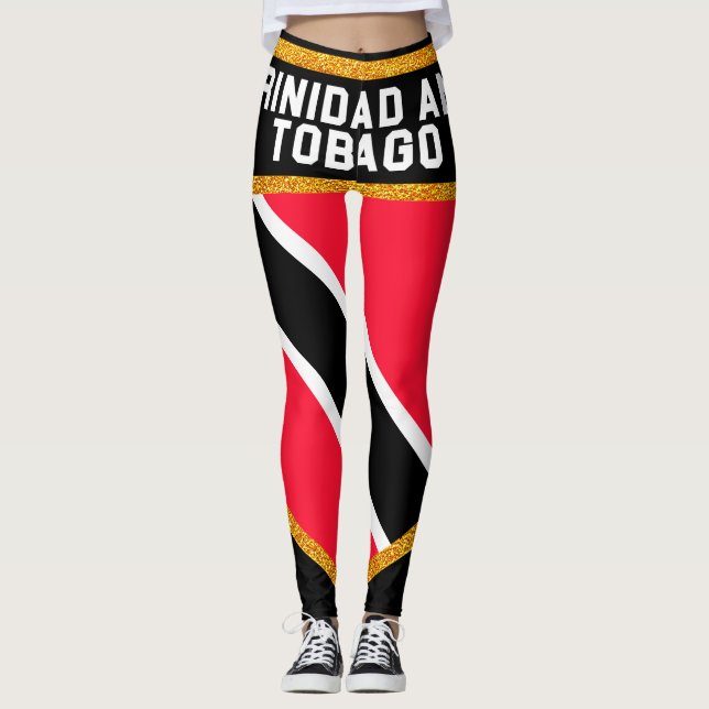 Leggings Bandera de Trinidad and Tobago (Anverso)