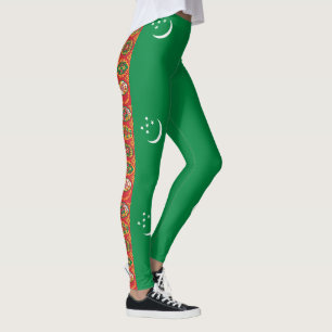 Leggings Bandera de Turkmenistán