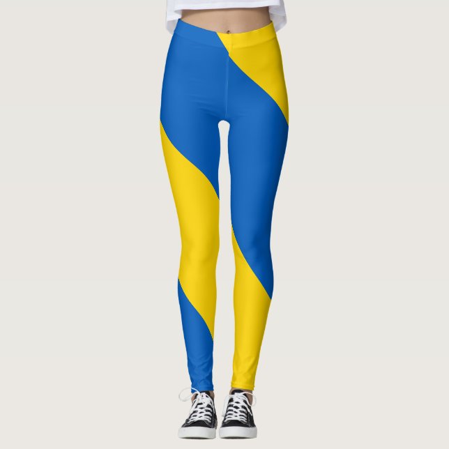 Leggings Bandera de Ucrania (Anverso)