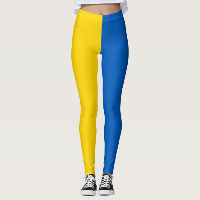 Leggings Bandera de Ucrania (Anverso)