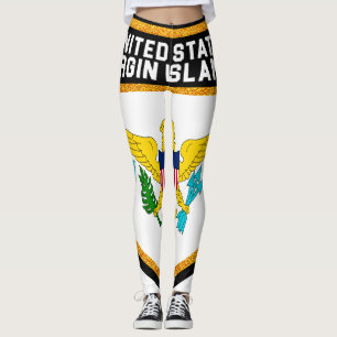 Leggings Bandera de United States Virgin Islands