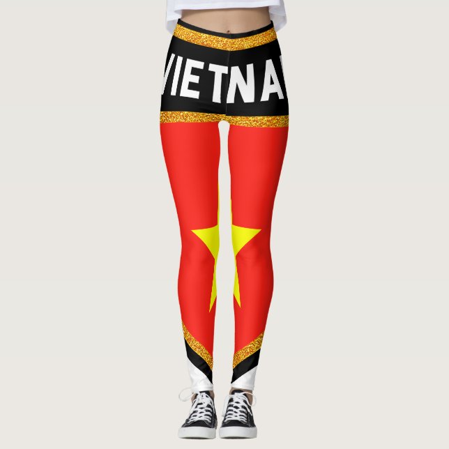 Leggings Bandera de Vietnam (Anverso)