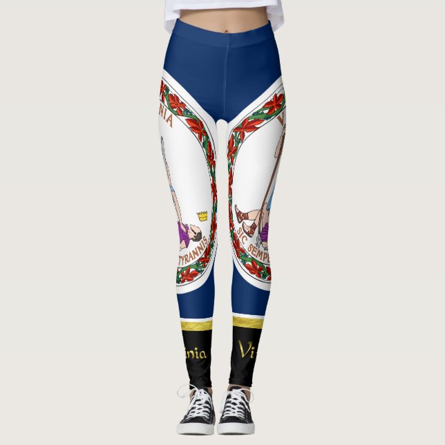 Leggings Bandera de Virginia (Anverso)