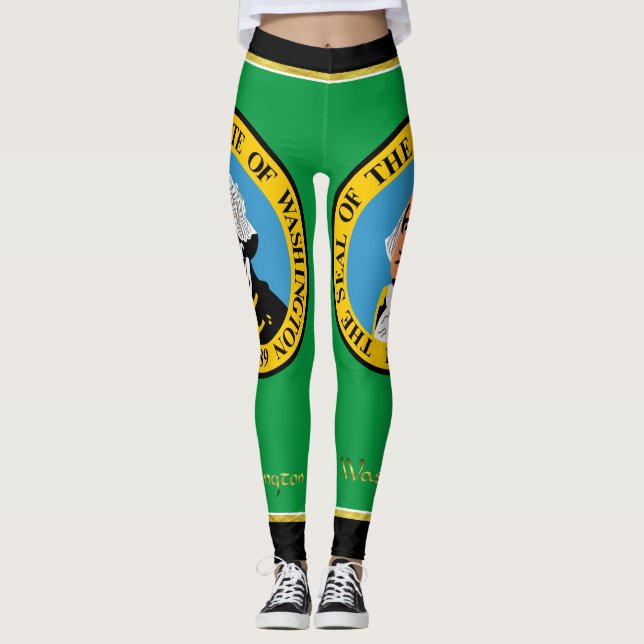 Leggings Bandera de Washington (Anverso)