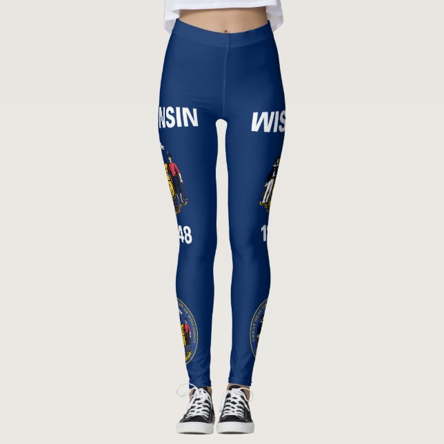 Leggings Bandera de Wisconsin (Anverso)