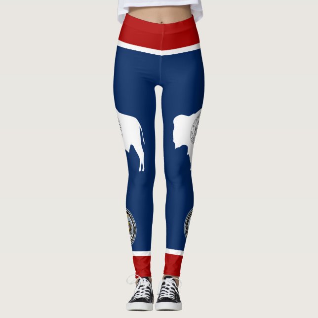 Leggings Bandera de Wyoming (Anverso)