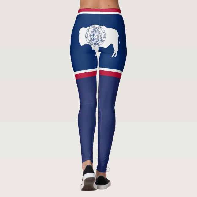 Leggings Bandera de Wyoming (Reverso)