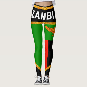 Leggings Bandera de Zambia