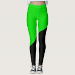 Leggings Bandera del Anarquismo Verde<br><div class="desc">Este diseño presenta la bandera del anarquismo verde, que es una escuela de política anarquista que pone un énfasis particular en los temas ambientales. Esas políticas intentan crear una sociedad anarquista ambientalmente sostenible, incluida alguna forma de liberación no humana. Algunas personas que fueron importantes influencias tempranas en la formación del...</div>