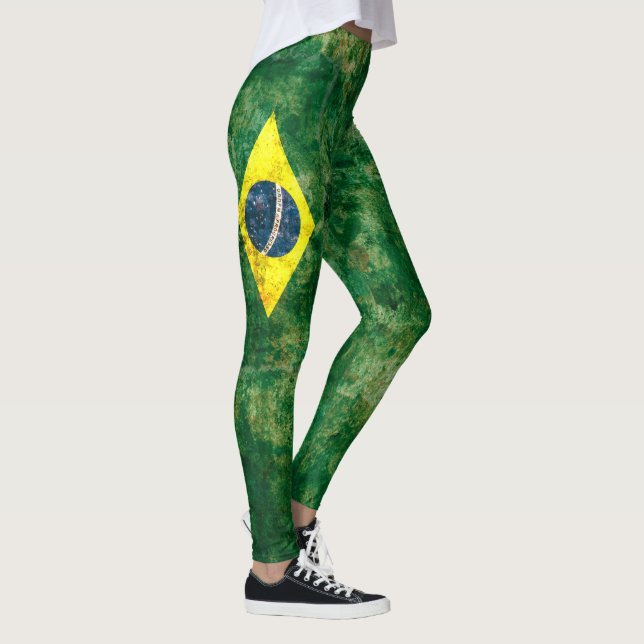 Leggings Bandera del Brasil (Derecha)