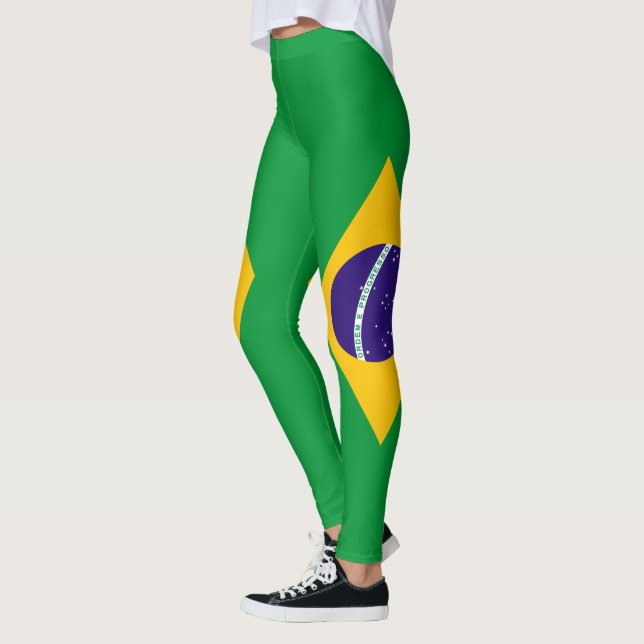 Leggings Bandera del Brasil (Izquierda)