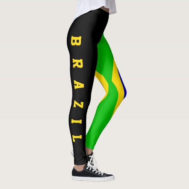 Leggings Bandera del Brasil (Derecha)