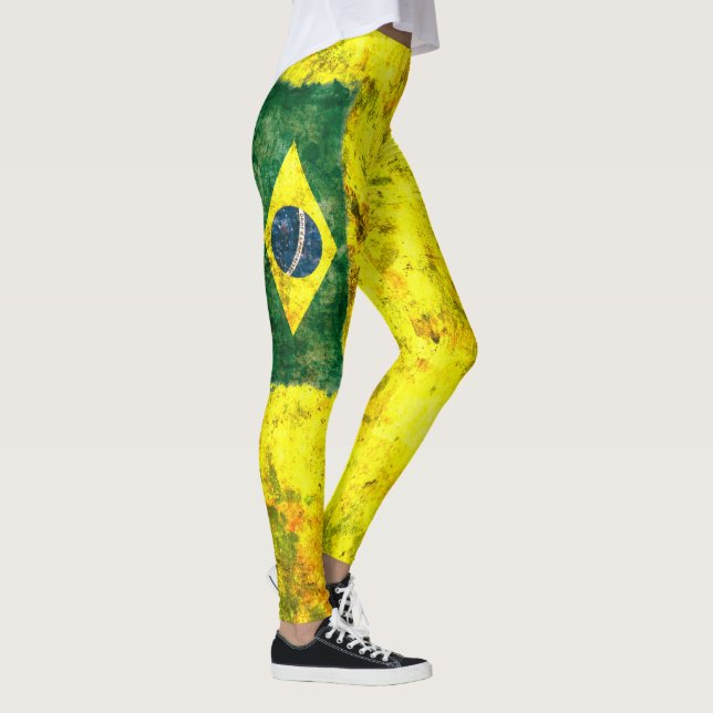 Leggings Bandera del Brasil (Derecha)