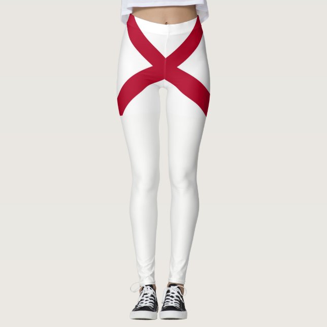 Leggings bandera del estado de Alabama (Anverso)