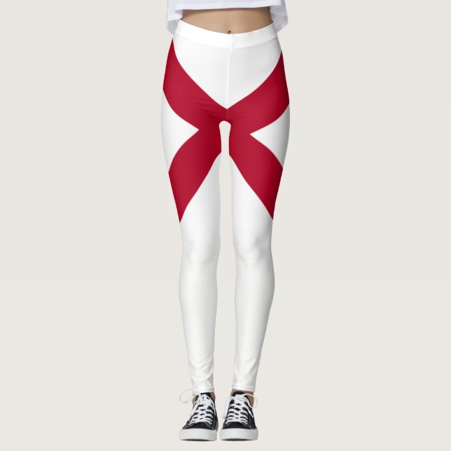 Leggings Bandera del estado de Alabama (Anverso)