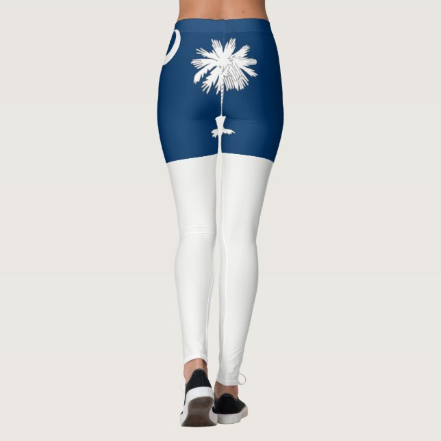 Leggings Bandera del estado de Carolina del Sur (Reverso)