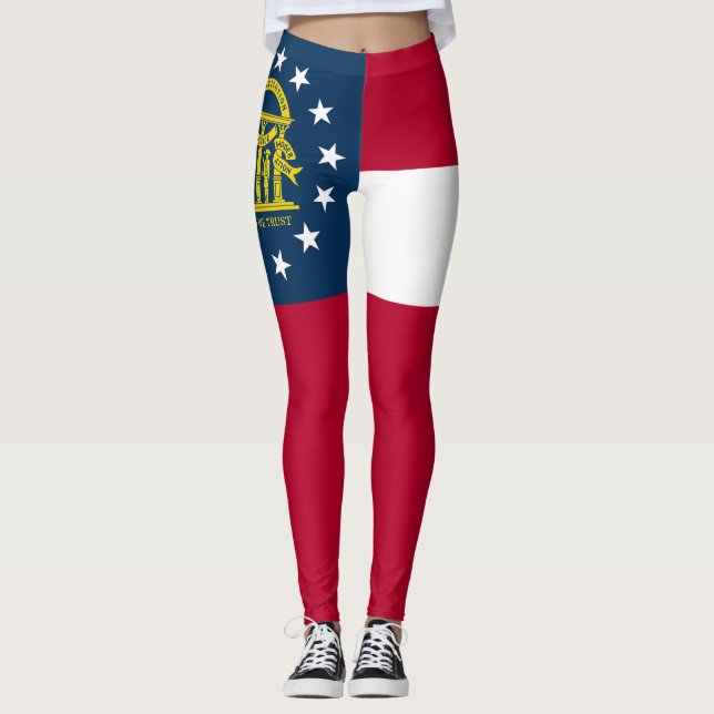 Leggings Bandera del Estado de Georgia (Anverso)