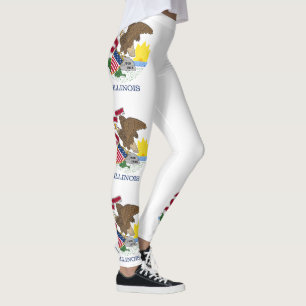 Leggings Bandera del estado de Illinois