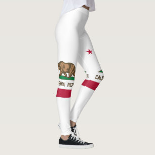 Leggings Bandera del estado de la República de California