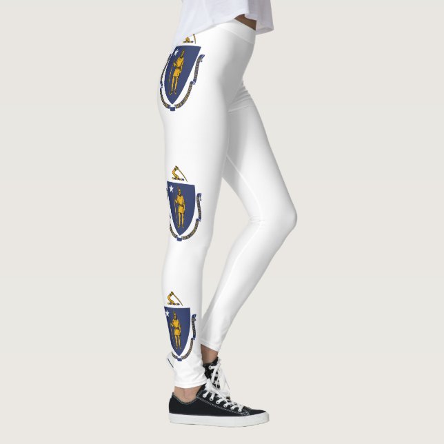 Leggings Bandera del estado de Massachusetts (Derecha)