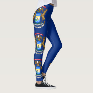 Leggings Bandera del estado de Michigan
