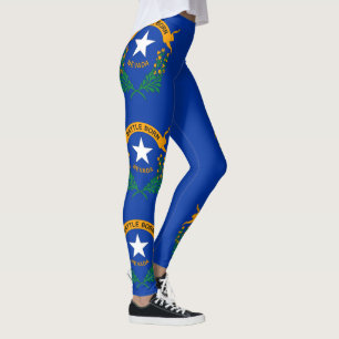Leggings Bandera del estado de Nevada