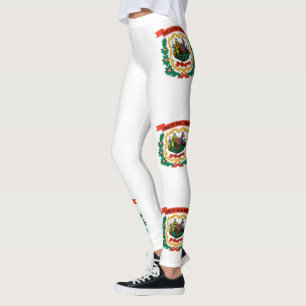 Leggings Bandera del estado de Virginia Occidental