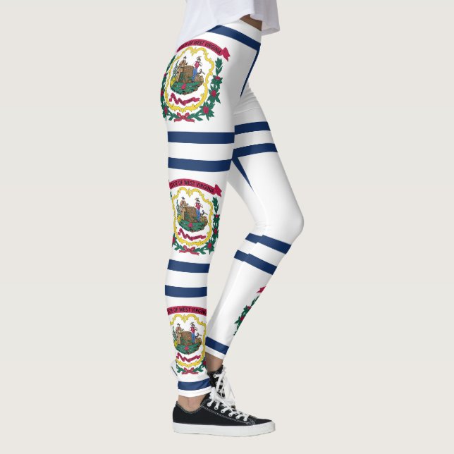Leggings Bandera del Estado de Virginia Occidental (Derecha)
