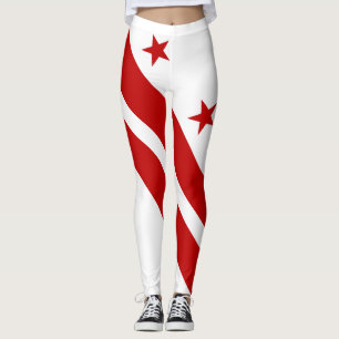Leggings Bandera del estado de Washington DC