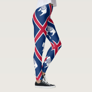Leggings Bandera del estado de Wyoming
