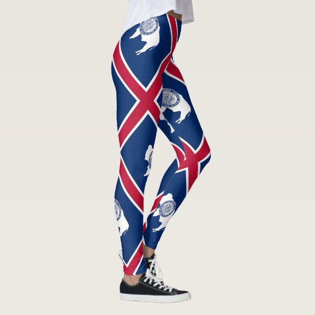 Leggings Bandera del estado de Wyoming (Derecha)