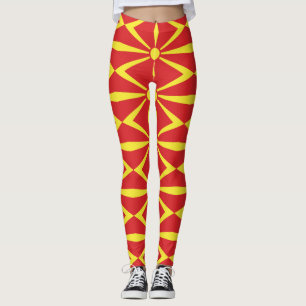 Leggings Bandera del Norte de Macedonia