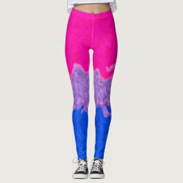 Leggings Bandera del Orgullo Bi Funky
