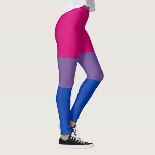 Leggings Bandera del Orgullo Bisexual de SlipperyJoe lavand