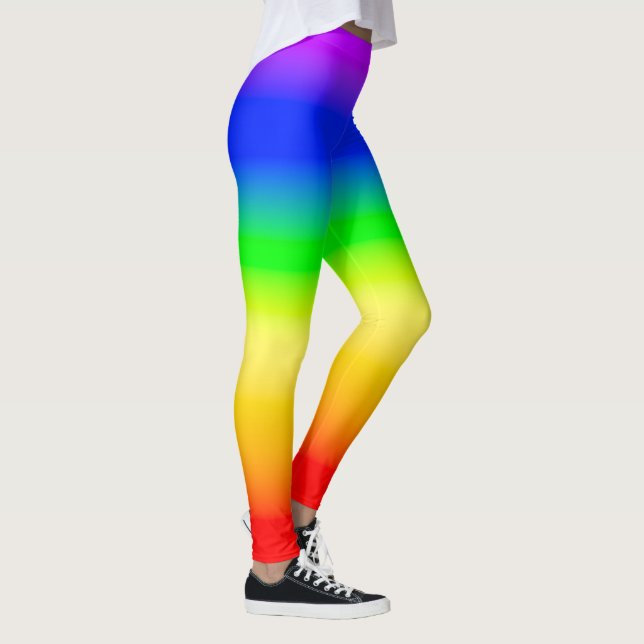 Leggings Bandera del Orgullo Iris LGBT Bandera de Ombre Ban (Derecha)