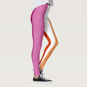 Leggings Bandera del Orgullo Lesbiano LGBTQ