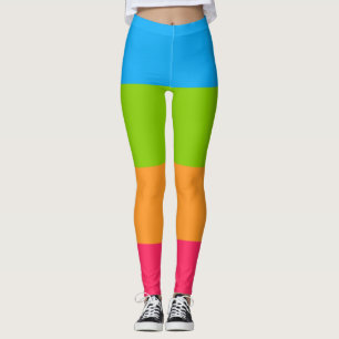 Leggings Bandera del Orgullo Panromántico