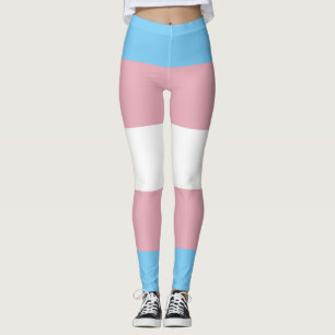 Leggings Bandera del Orgullo Trans