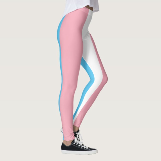 Leggings Bandera del Orgullo Transgénero - Arcoiris LGBT (Derecha)