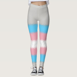 Leggings Bandera del orgullo transversal