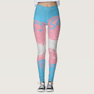 Leggings Bandera del Ornamental del transexual