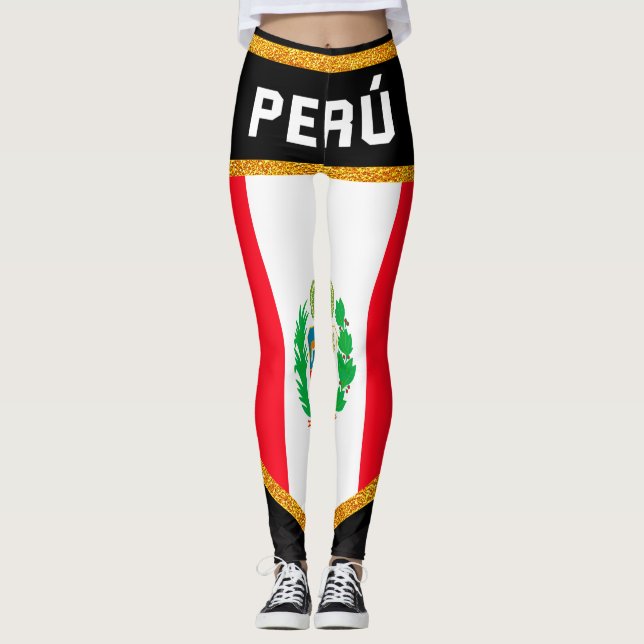 Leggings Bandera del Perú (Anverso)