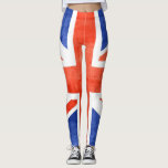 Leggings Bandera del Reino Unido de época #10<br><div class="desc">Bandera del Reino Unido de época. El diseño está disponible en otros productos.</div>