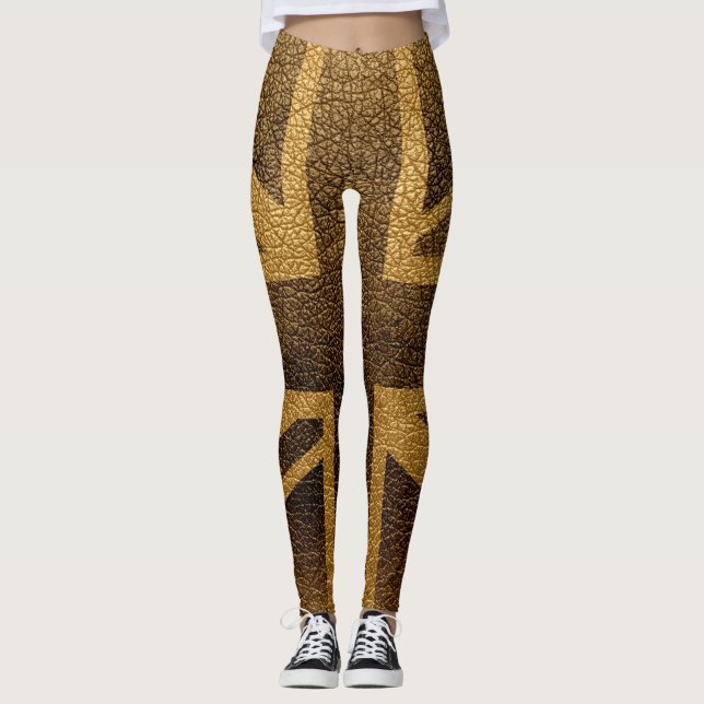 Leggings Bandera del Reino Unido de época #13 (Anverso)